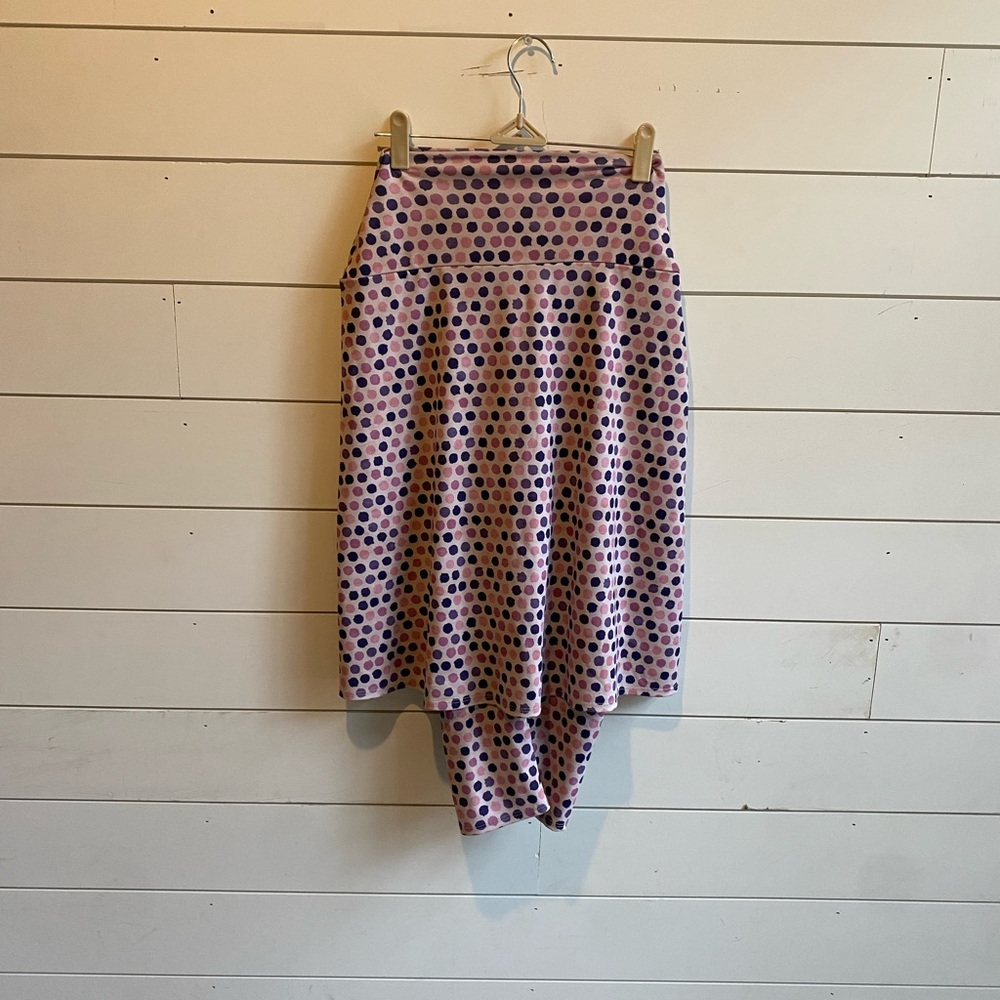 Sweet Lemon Thyme Classic Polka Dot Athletic Skirted Leggings like Snoga